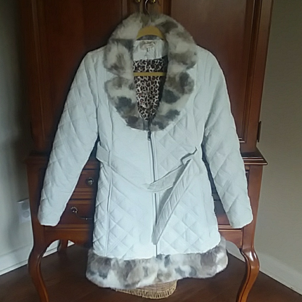 White Puffer Jacket - image 2
